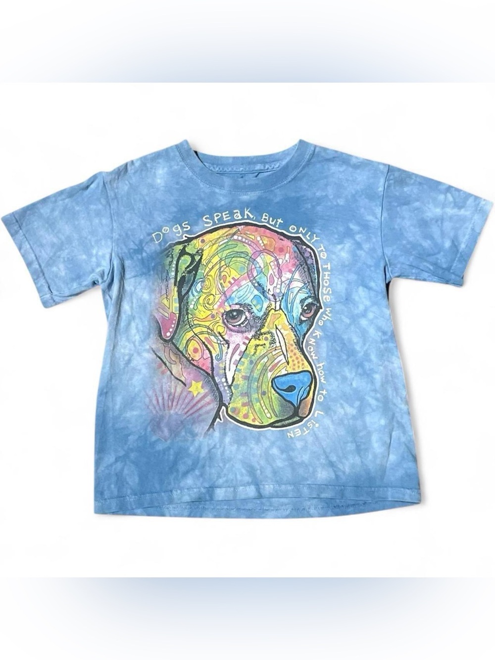 THE MOUNTAIN DOG WATERCOLOR TIEDYE BABY TEE children M TEE